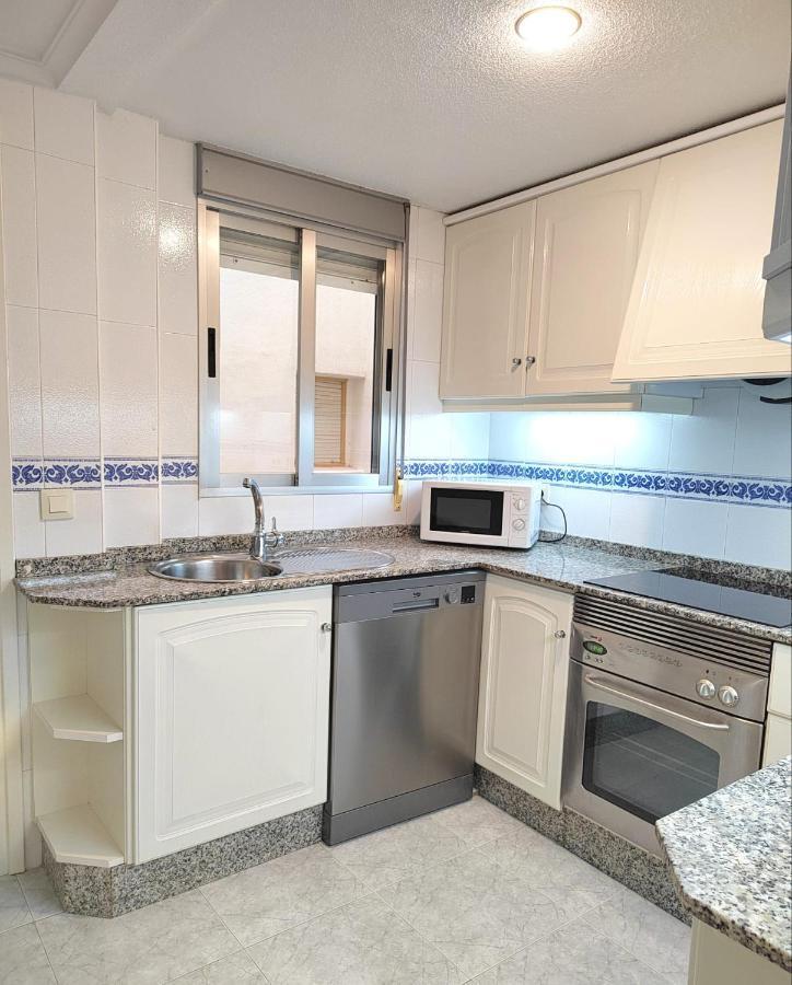 Apartamento Santa Pola Primera Linea De Playa Esterno foto