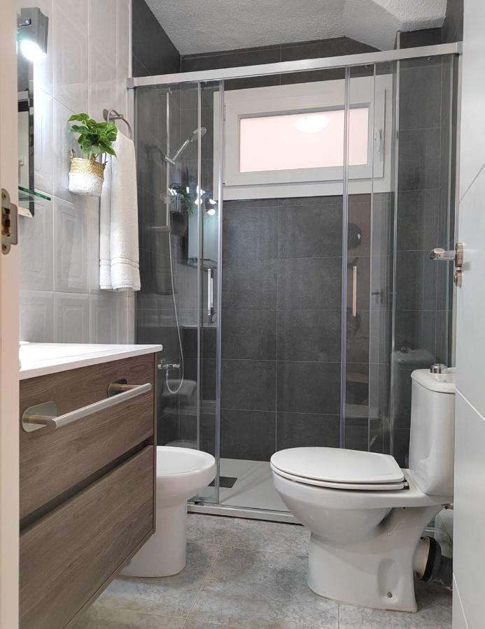 Apartamento Santa Pola Primera Linea De Playa Esterno foto