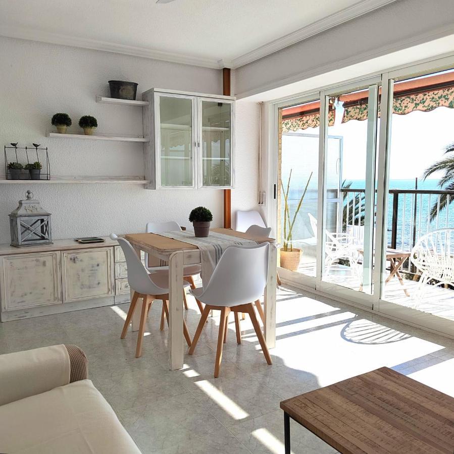 Apartamento Santa Pola Primera Linea De Playa Esterno foto