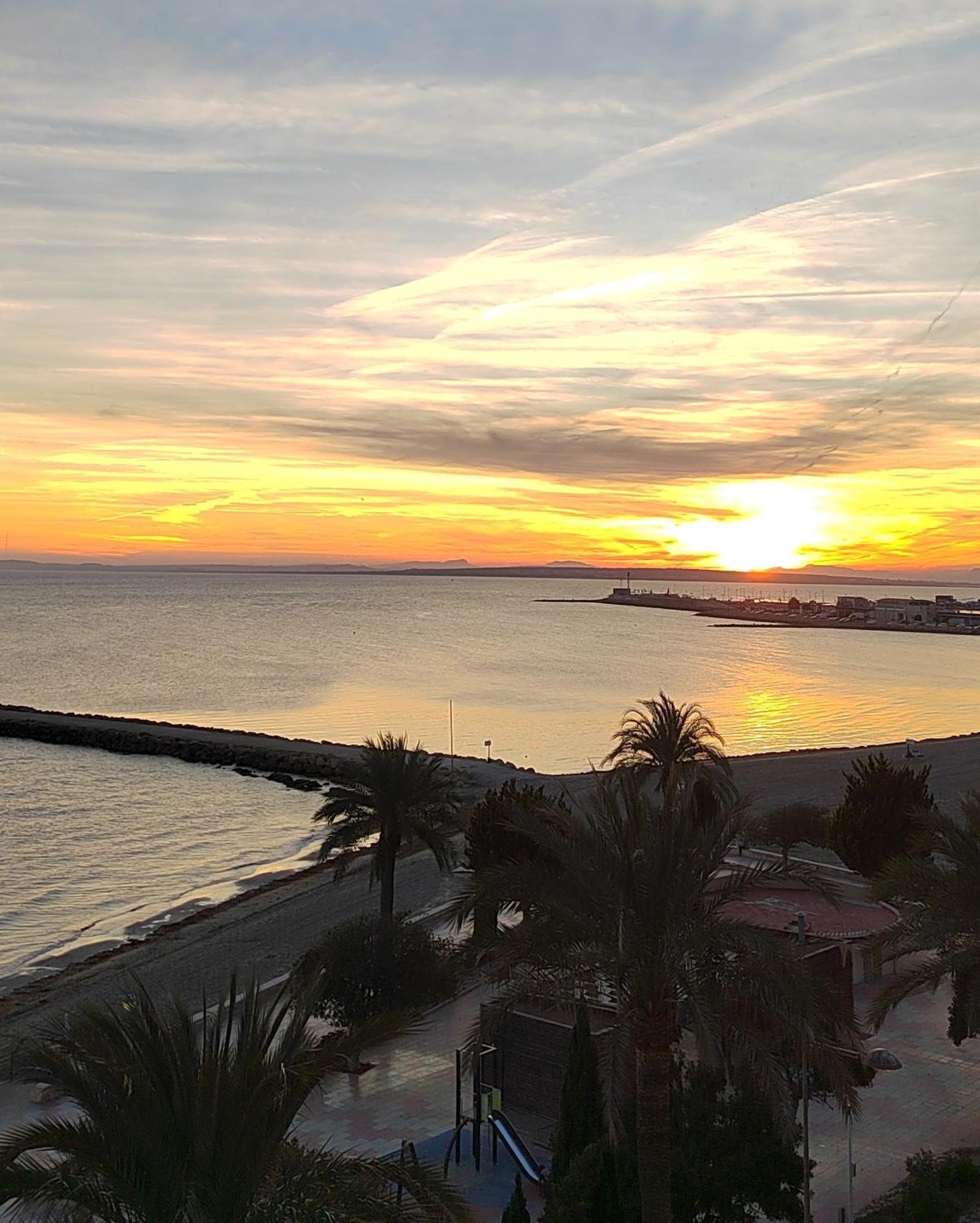 Apartamento Santa Pola Primera Linea De Playa Esterno foto